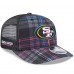 Бейсболка San Francisco 49ers New Era 2024 NFL Crucial Catch Plaid 9SEVENTY - Black