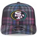 Бейсболка San Francisco 49ers New Era 2024 NFL Crucial Catch Plaid 9SEVENTY - Black