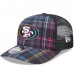Бейсболка San Francisco 49ers New Era 2024 NFL Crucial Catch Plaid 9SEVENTY - Black