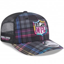 Бейсболка New Era 2024 NFL Crucial Catch Plaid 9SEVENTY - Black