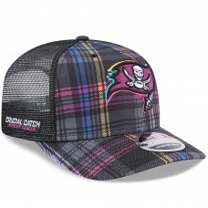 Бейсболка Tampa Bay Buccaneers New Era 2024 NFL Crucial Catch Plaid 9SEVENTY - Black