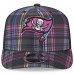 Бейсболка Tampa Bay Buccaneers New Era 2024 NFL Crucial Catch Plaid 9SEVENTY - Black