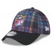 Бейсболка New Era 2024 NFL Crucial Catch Plaid 39THIRTY - Black