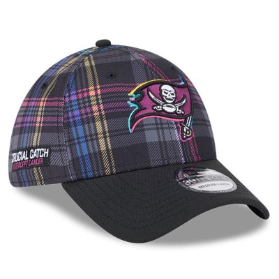 Бейсболка Tampa Bay Buccaneers New Era 2024 NFL Crucial Catch Plaid 39THIRTY - Black