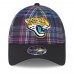 Бейсболка Jacksonville Jaguars New Era 2024 NFL Crucial Catch Plaid 9FORTY - Black