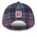 Бейсболка Jacksonville Jaguars New Era 2024 NFL Crucial Catch Plaid 9FORTY - Black