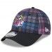 Бейсболка New Era 2024 NFL Crucial Catch Plaid 9FORTY - Black