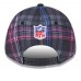 Бейсболка New Era 2024 NFL Crucial Catch Plaid 9FORTY - Black