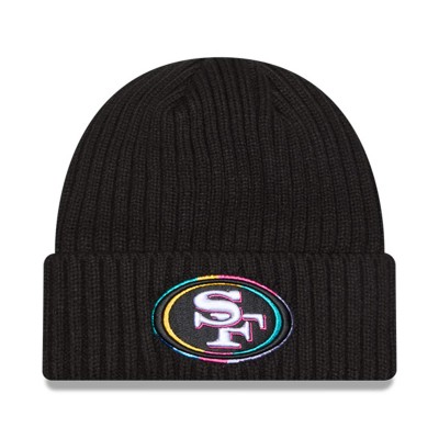 Шапка San Francisco 49ers New Era 2024 NFL Crucial Catch Cuffed Knit - Black