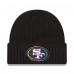 Шапка San Francisco 49ers New Era 2024 NFL Crucial Catch Cuffed Knit - Black