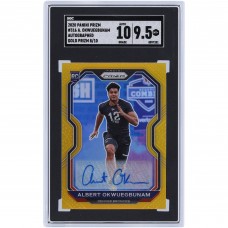 Albert Okwuegbunam Denver Broncos Autographed 2020 Panini Prizm Gold Prizm #316 #8/10 SGC Authenticated 9.5/10 Rookie Card