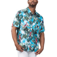 Рубашка Dallas Cowboys Margaritaville Light Blue Jungle Parrot Party
