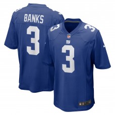 Игровая джерси Deonte Banks New York Giants Nike  Game -  Royal