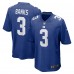 Игровая джерси Deonte Banks New York Giants Nike  Game -  Royal