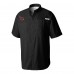 Arizona Cardinals Columbia Black Tamiami Omni-Shade Button-Down Shirt