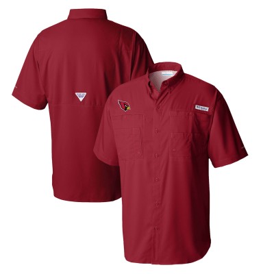 Рубашка с коротким рукавом Arizona Cardinals Columbia Tamiami Omni-Shade - Cardinal