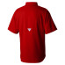 Рубашка Buffalo Bills Columbia Red Tamiami Omni-Shade