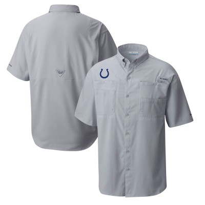 Рубашка Indianapolis Colts Columbia Tamiami Omni-Shade - Gray