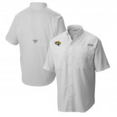 Рубашка Jacksonville Jaguars Columbia Tamiami Omni-Shade - White