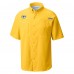 Рубашка с коротким рукавом Green Bay Packers Columbia Gold Tamiami Omni-Shade