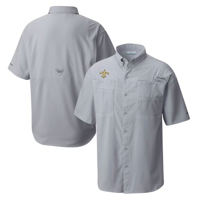 Рубашка New Orleans Saints Columbia Tamiami Omni-Shade - Gray