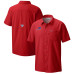 Рубашка Buffalo Bills Columbia Red Slack Tide Omni-Wick Camp Рубашка Buffalo Bills Columbia Red Slack Tide Omni-Wick Camp