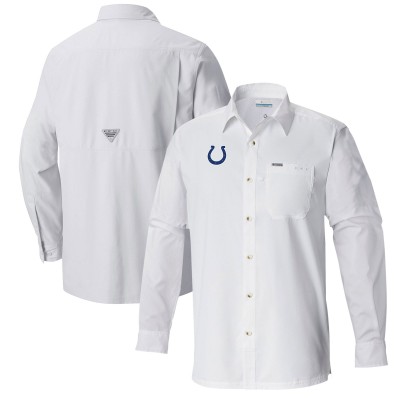 Рубашка Indianapolis Colts Columbia Slack Tide Omni-Wick - White