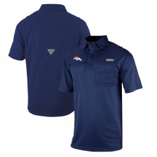Поло Denver Broncos Columbia Omni-Wick Flycaster Pocket - Navy