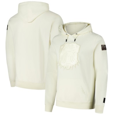 Толстовка Cleveland Browns Pro Standard Cream Triple Tonal