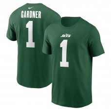 Футболка Sauce Gardner New York Jets Nike Name & Number - Green Футболка Sauce Gardner New York Jets Nike Name & Number - Green