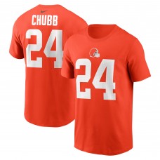 Футболка Nick Chubb Cleveland Browns Nike Player Name & Number - Orange