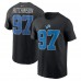 Футболка Detroit Lions Aidan Hutchinson Nike Black Player