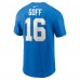 Футболка Jared Goff Detroit Lions Nike Name & Number - Blue