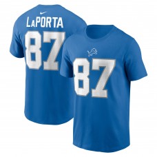 Футболка Sam LaPorta Detroit Lions Nike - Blue