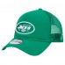 Бейсболка New York Jets New Era Green 9FORTY A-Frame Trucker Бейсболка New York Jets New Era Green 9FORTY A-Frame Trucker