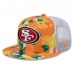 Бейсболка San Francisco 49ers New Era Orange Citrus 9FIFTY Trucker Snapback