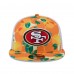 Бейсболка San Francisco 49ers New Era Orange Citrus 9FIFTY Trucker Snapback