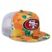 Бейсболка San Francisco 49ers New Era Orange Citrus 9FIFTY Trucker Snapback
