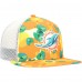 Бейсболка Miami Dolphins New Era Orange Citrus 9FIFTY Trucker