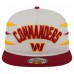 Бейсболка Washington Commanders New Era Athletic Golfer - Stone/Burgundy