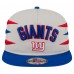 New York Giants New Era Stone/Royal Athletic Golfer Snapback Hat