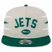 New York Jets New Era Stone/Green Athletic Golfer Snapback Hat