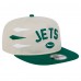 New York Jets New Era Stone/Green Athletic Golfer Snapback Hat