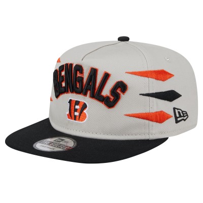 Cincinnati Bengals New Era Stone/Orange Athletic Golfer Snapback Hat