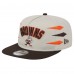 Cleveland Browns New Era Stone/Brown Athletic Golfer Snapback Hat