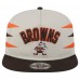 Cleveland Browns New Era Stone/Brown Athletic Golfer Snapback Hat