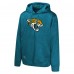 Jacksonville Jaguars Teal Streak Fleece Pullover Hoodie