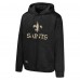 Толстовка New Orleans Saints Black Streak Fleece