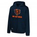 Толстовка Chicago Bears Navy Streak Fleece