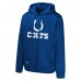 Indianapolis Colts Royal Streak Fleece Pullover Hoodie